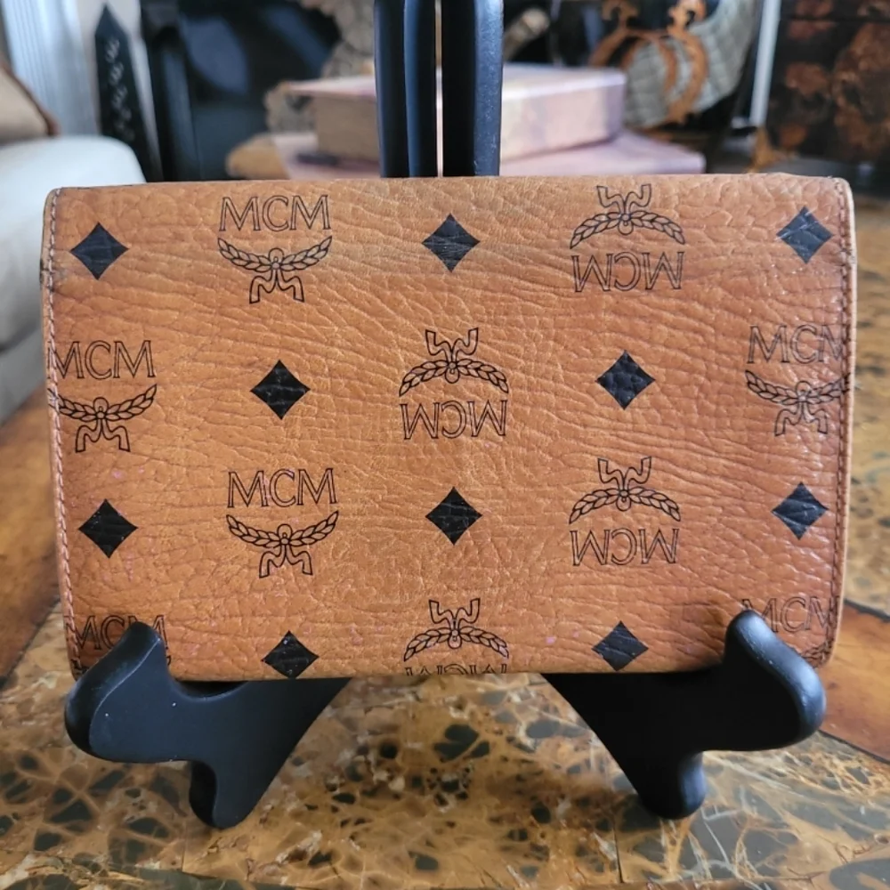 MCM Tan Leather Wallet - Picture 2 of 10